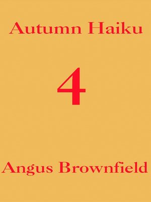 cover image of 4 Autumn Haiku